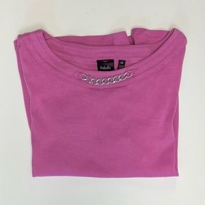Women’s short sleeve pullover knit shirt